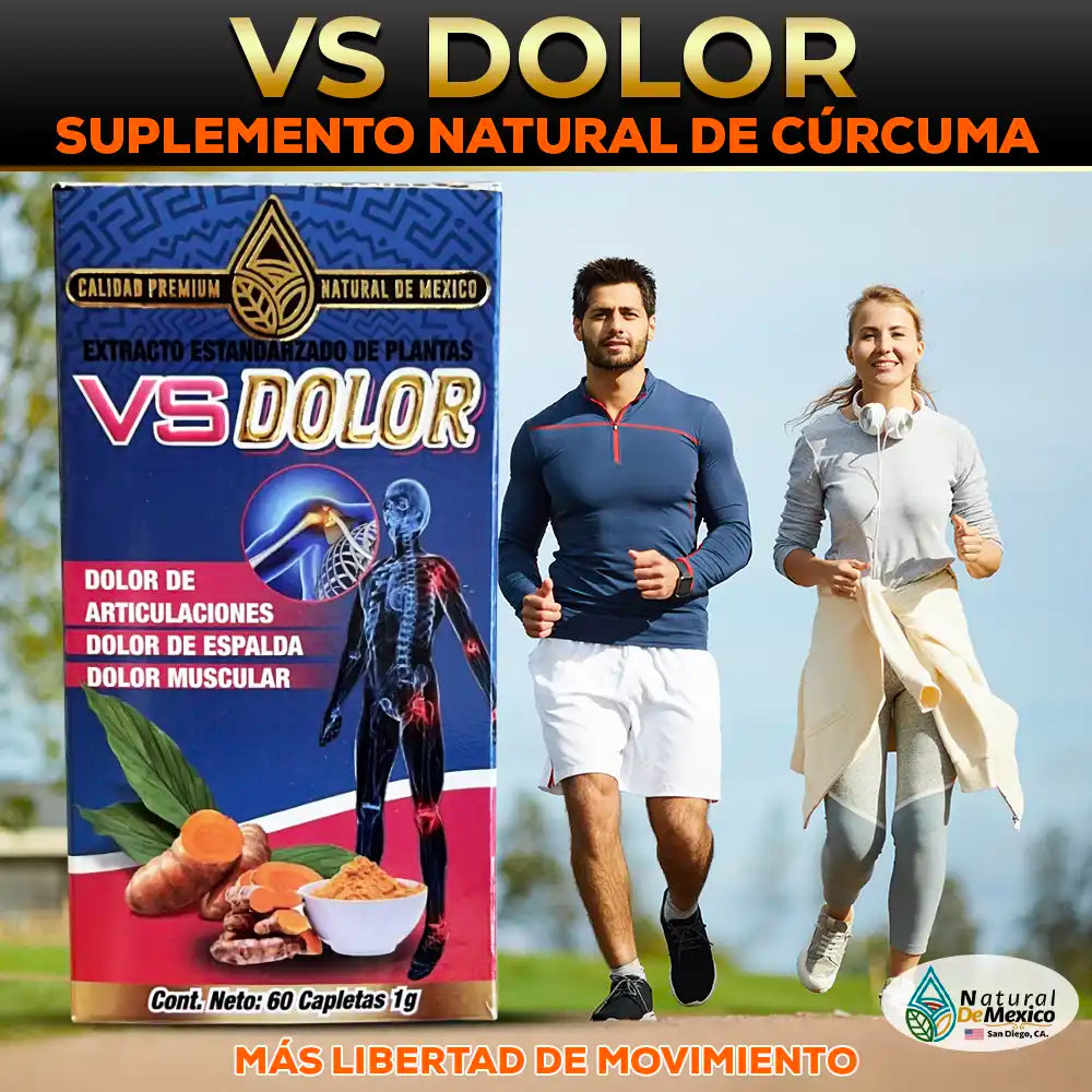 VS Dolor – Suplemento Natural para Articulaciones y Músculos