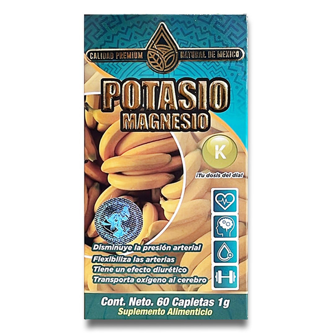 Potasio Magnesio – Suplemento Natural para Corazón, Músculos y Cerebro