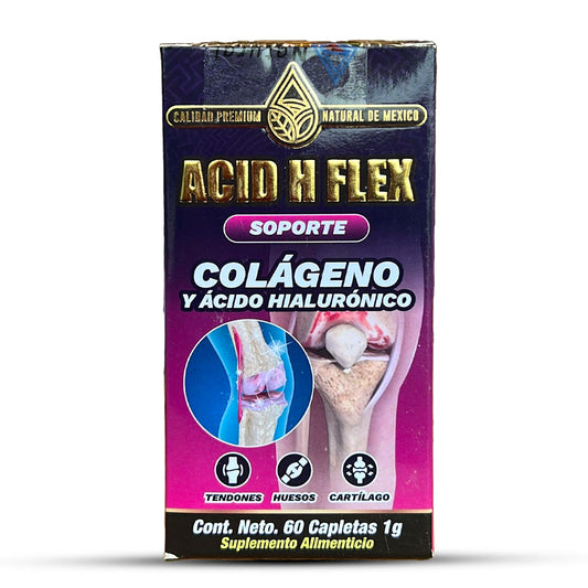 ACID H FLEX – Suplemento de Colágeno y Ácido Hialurónico para Tendones, Huesos y Cartílagos
