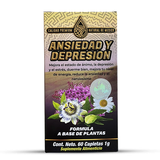 Ansiedad y Depresión – Suplemento Natural para Apoyar el Estado de Ánimo