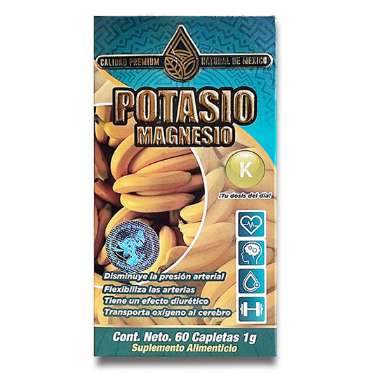 Potasio Magnesio – Suplemento Natural para Corazón, Músculos y Cerebro