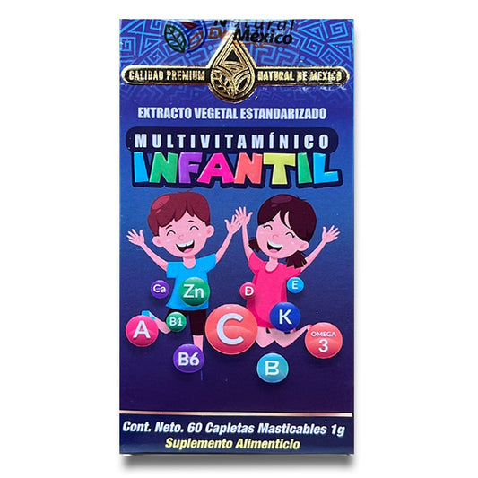 Multivitamínico Infantil – Suplemento Natural Masticable