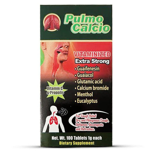 Pulmo Calcio Extra Fuerte – Suplemento para Tos y Salud Respiratoria
